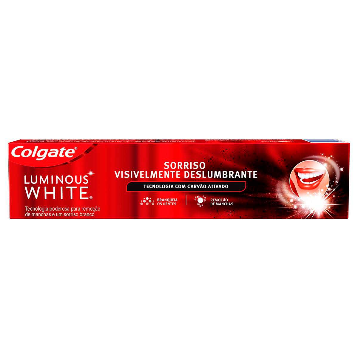 Creme Para Clareamento Dental Colgate Luminous White Carvao Ativado 140g Preco Especial