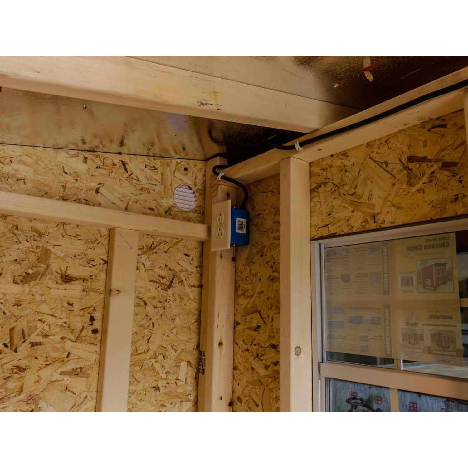 OverEZ Chicken Coop Electrical Heater Package Poultry Raising Supplies