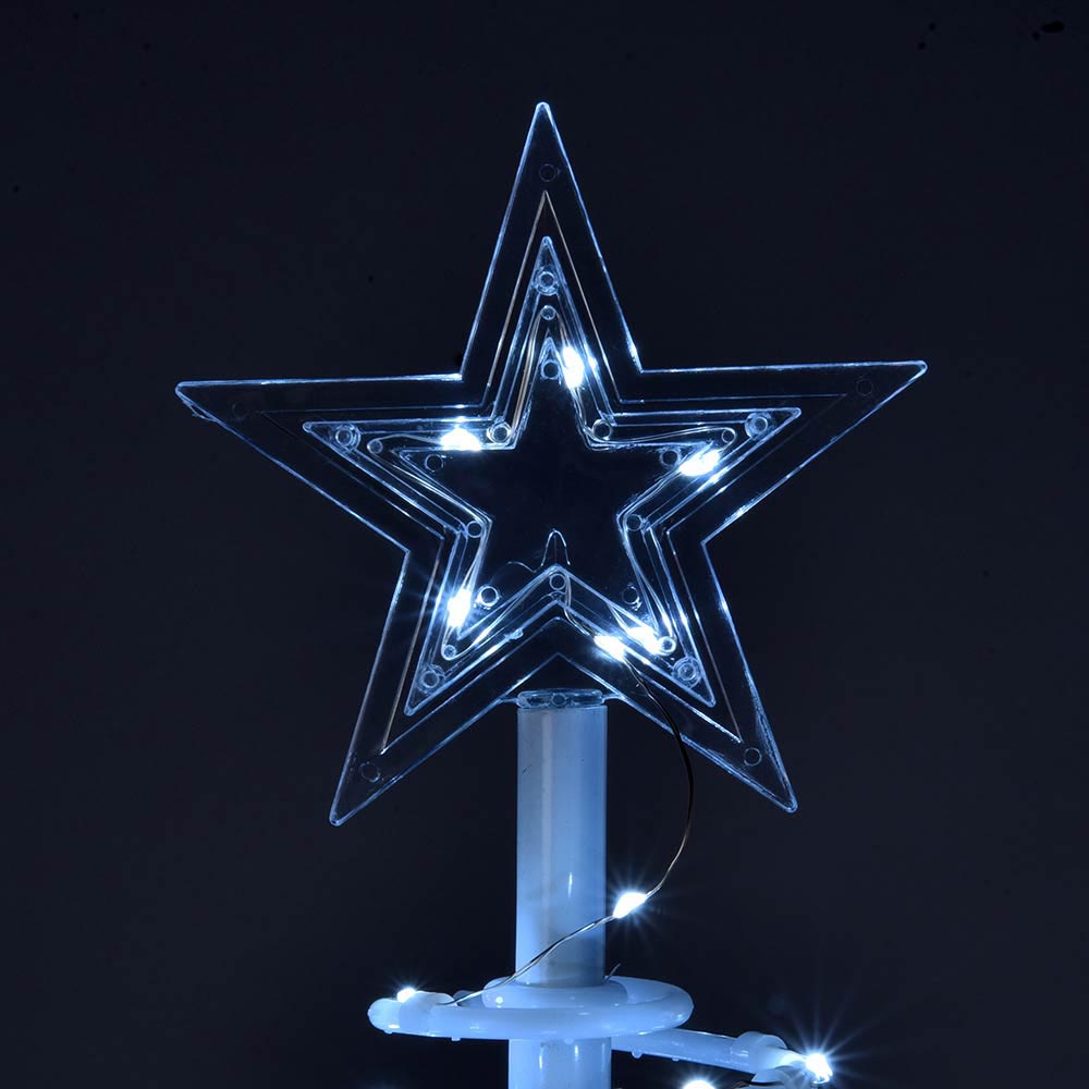 Yescom 2' Pre-Lit Spiral Christmas Tree Battery Operated