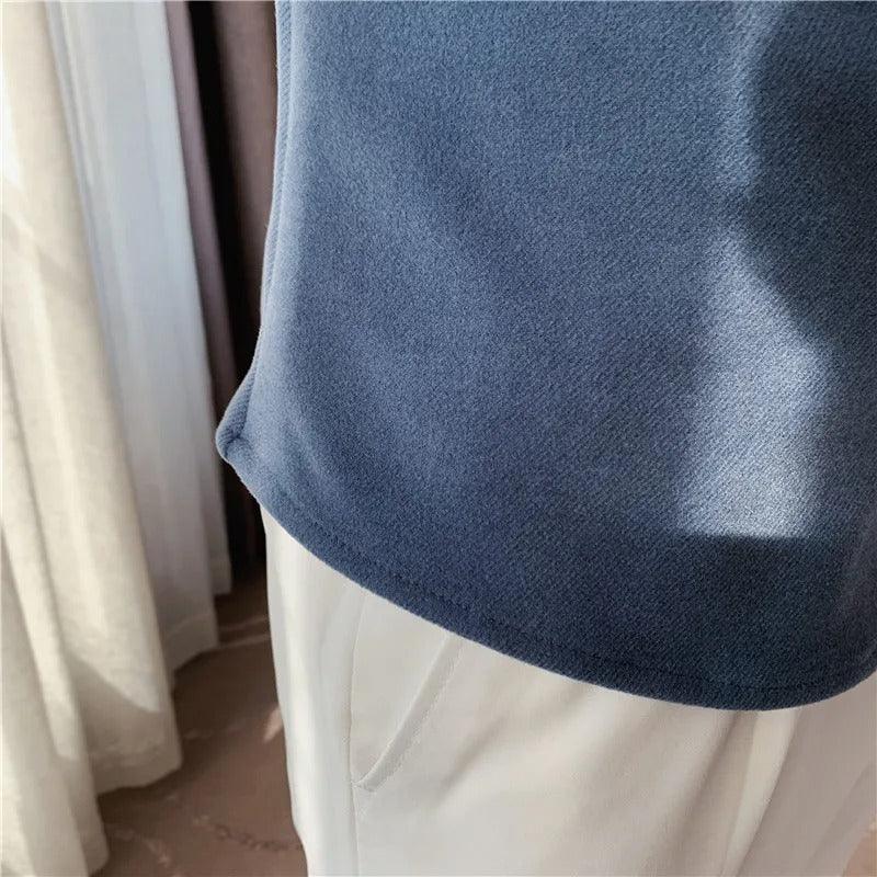 Camisa Social Knit Milão™ 2 em 1  / A Sofisticação Minimalista de Duas Peças com a Praticidade de Uma!