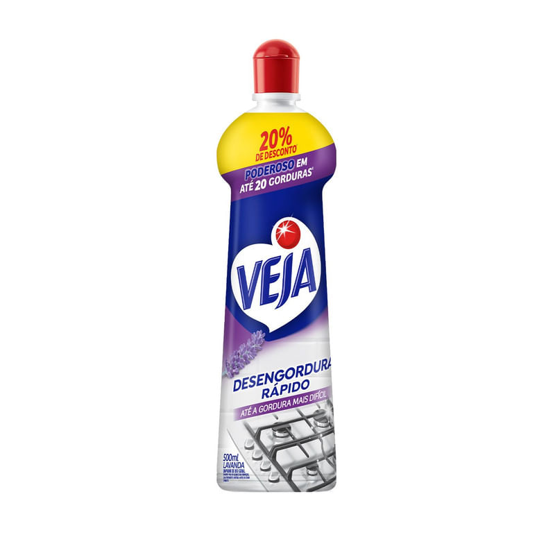 Veja Desengordura Rapido Limpador Lavanda Squeeze 500ml