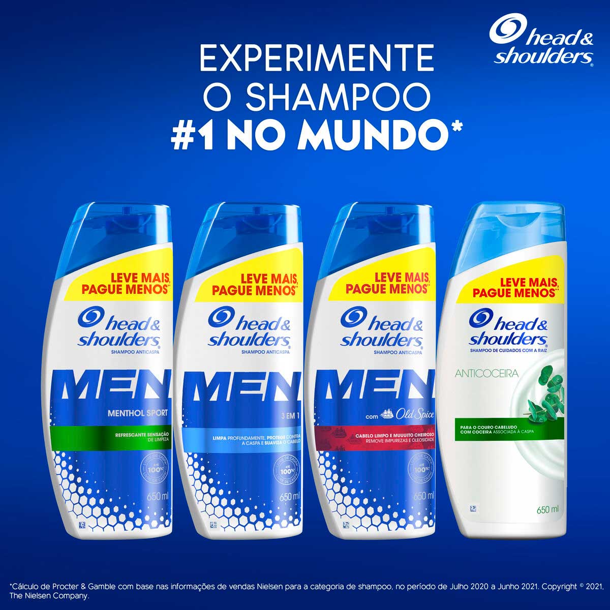 Shampoo Head & Shoulders Anticoceira 650 ml