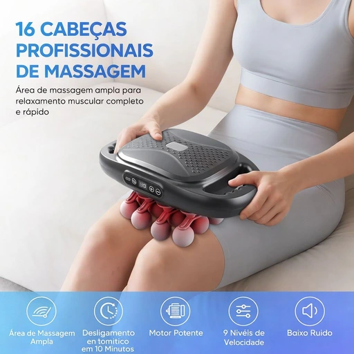💆‍♂️O massageador profissional para uso diário que relaxa, regenera e estimula os músculos de todo o corpo ✨