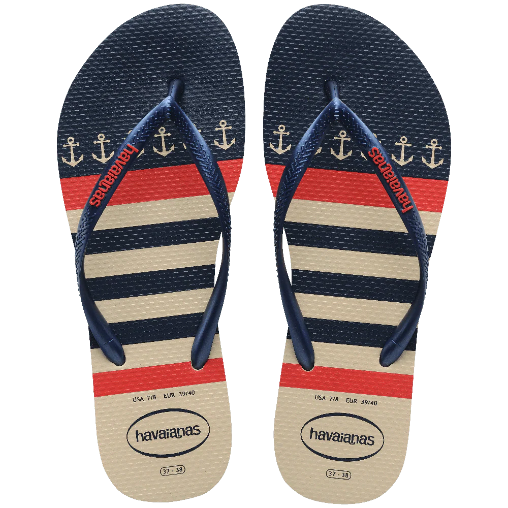 Chinelo Havaianas Slim Nautical