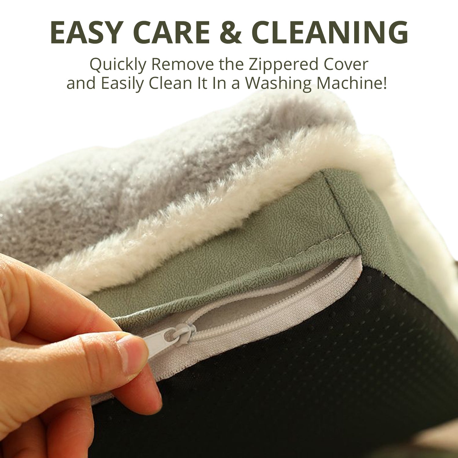 Dog Bed， Deluxe Cooling Gel Memory Foam Mink Plush Chaise Couch Pet Bed for Large Dog， M