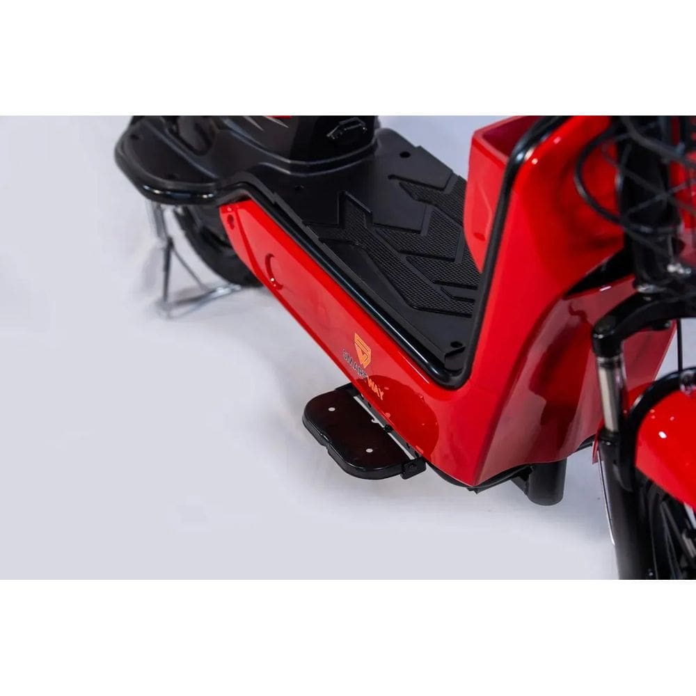 Bicicleta Elétrica Turbo 1000w Lítio Removível Sem CNH Scooter - Cor: Vermelho