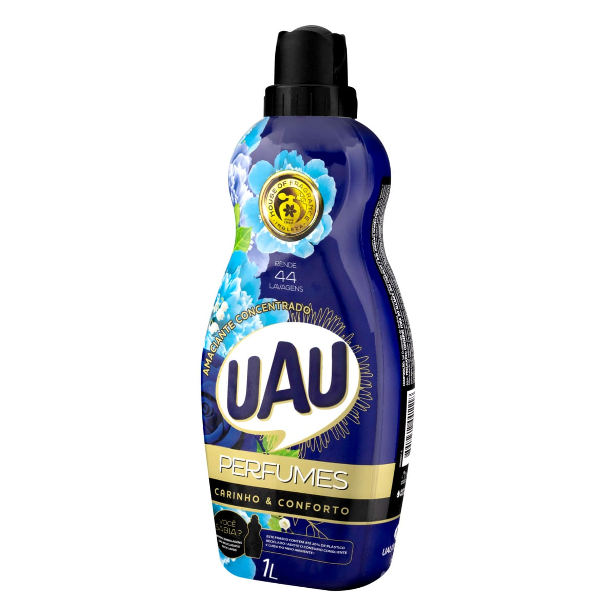 Amaciante de Roupa Concentrado Carinho & Conforto Uau Perfumes 1L