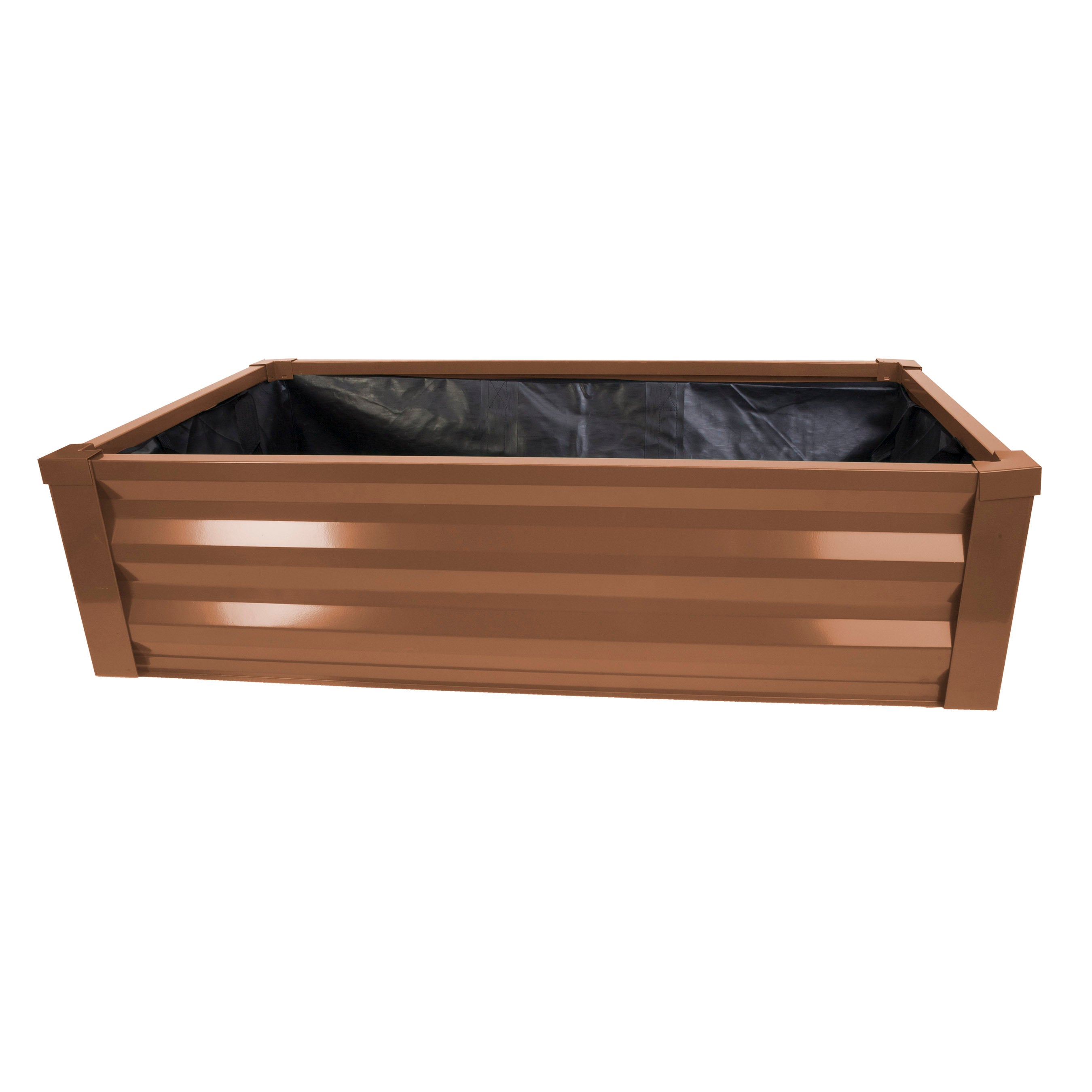 Panacea Raised Garden Planter, Timber Brown Finish