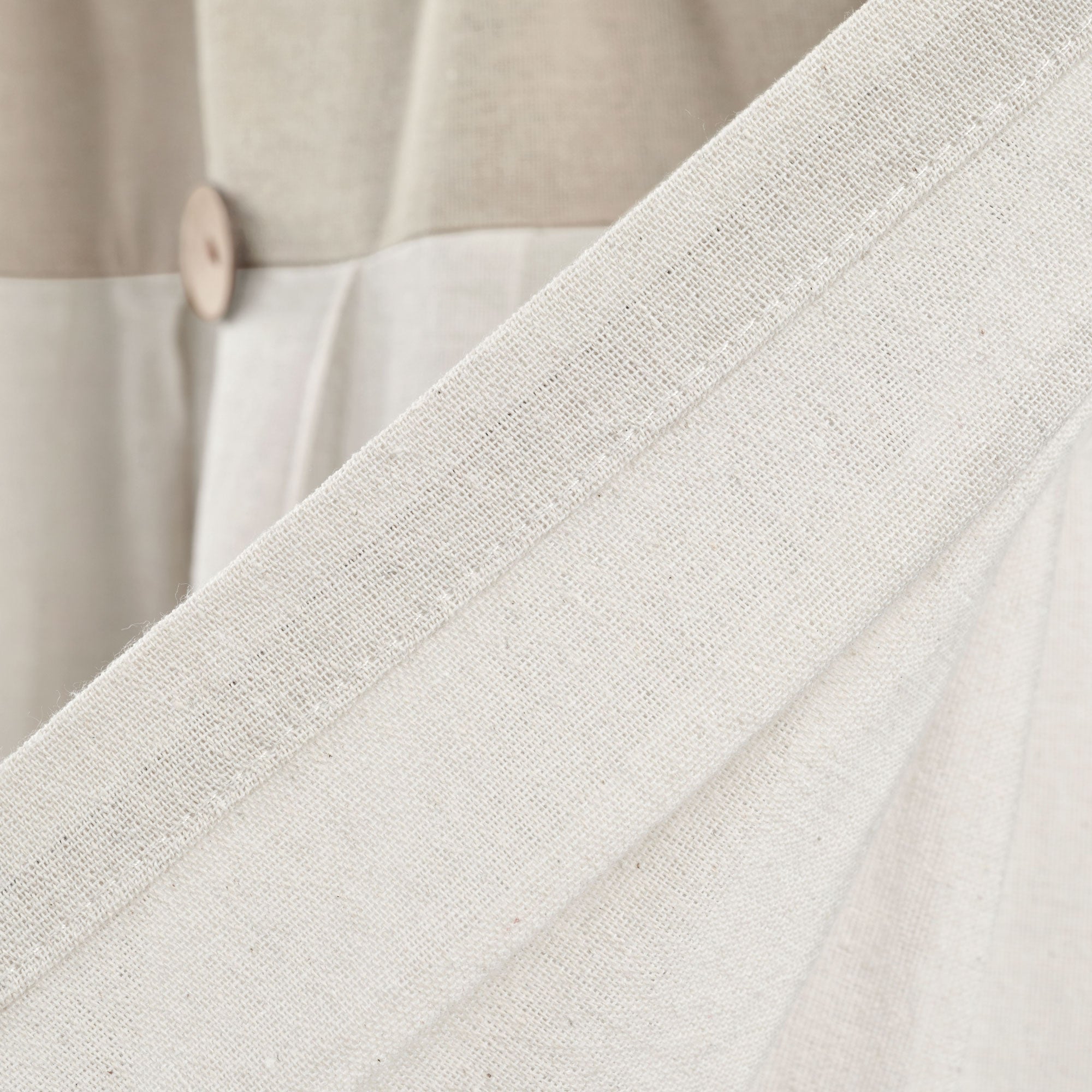 Linen Button Valance