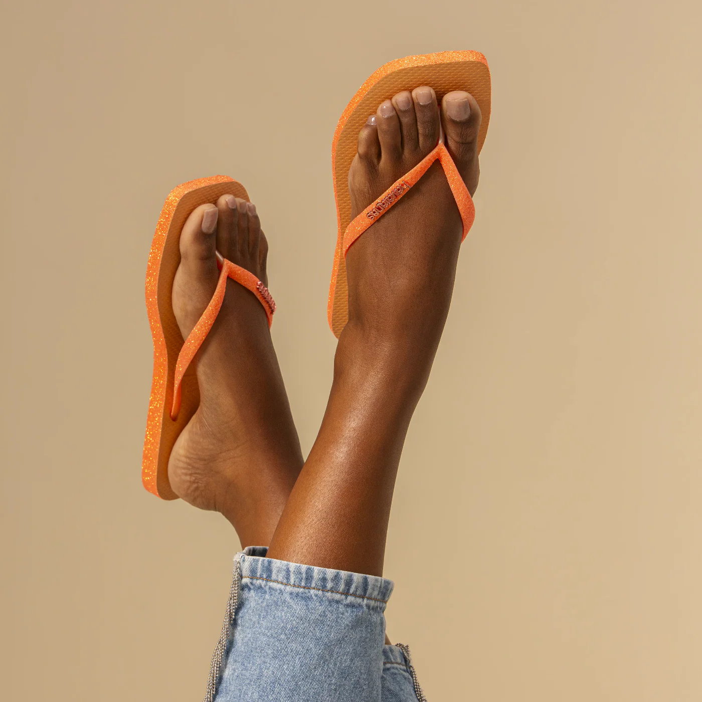 Chinelo Havaianas Slim Square Sparkle