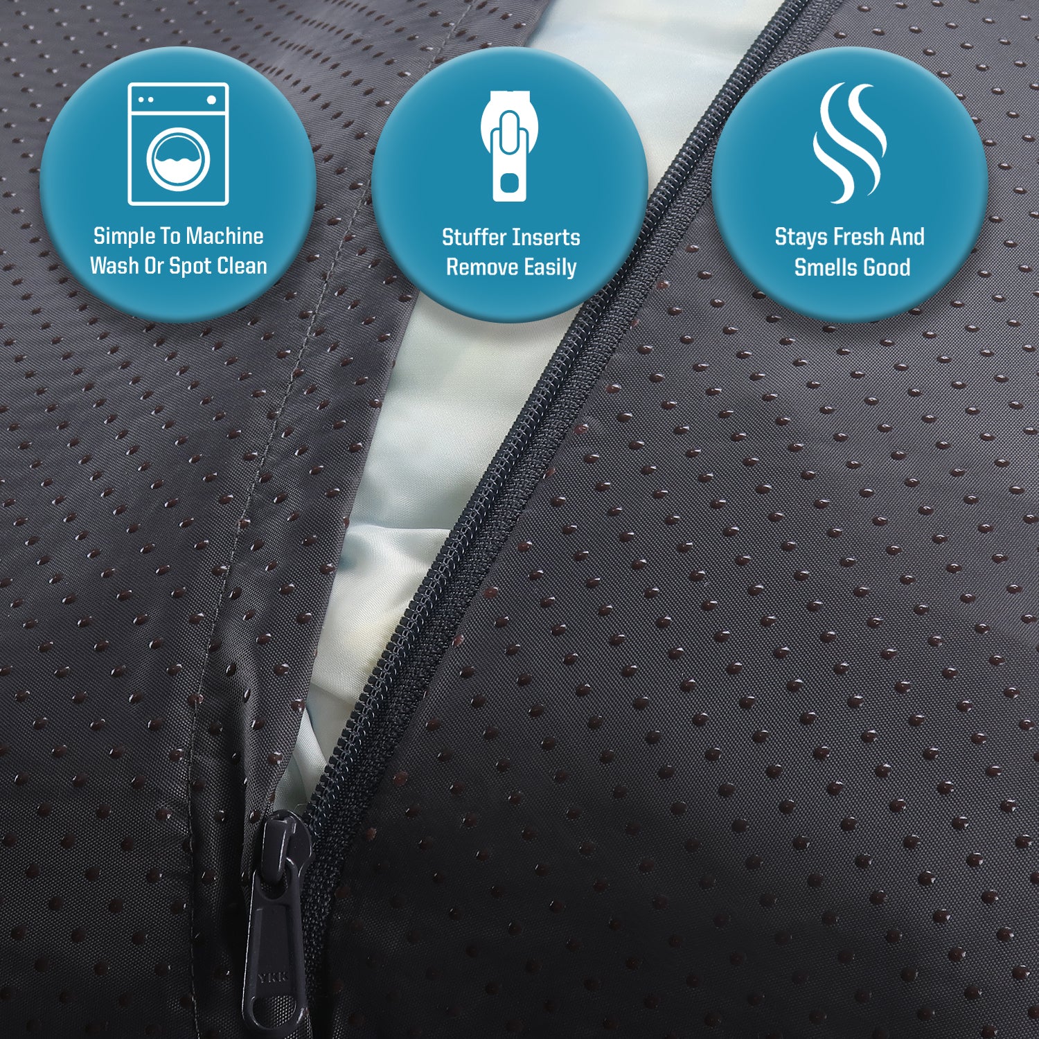 Canine Creations Arlee Cozy Oval Round Cuddler Dog Bed - Memory Foam - Chew Resistant - Medium， Large (choose your color)