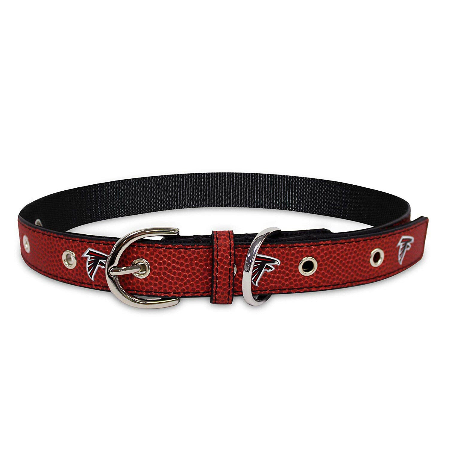 Pets First NFL Atlanta Falcons Best Dog Collar NFL Signature PRO PVC-Leather Premium - Medium