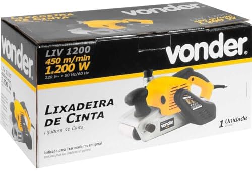 Lixadeira De Cinta, 1.200 W, 220 V~, Liv 1200 Vonder.