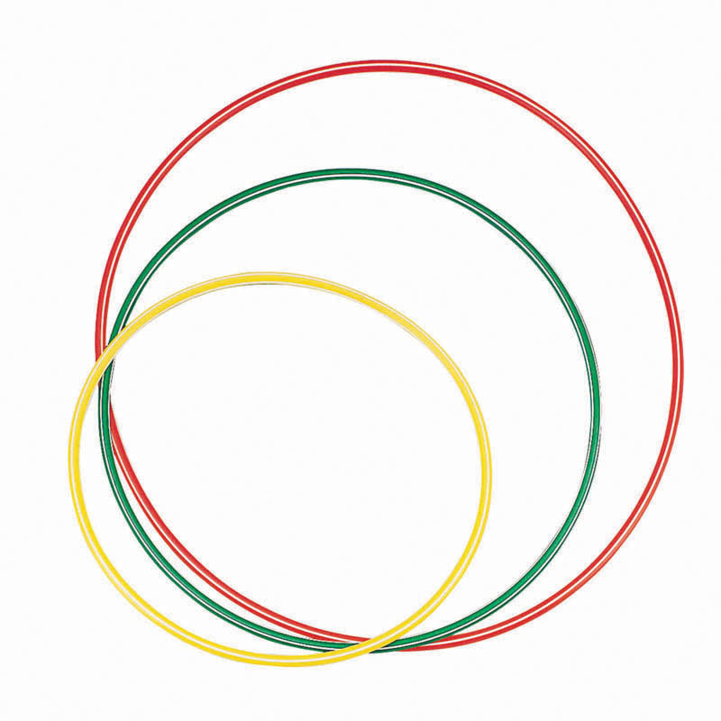 Plastic Hoops， 24-Inch， Pack of 12