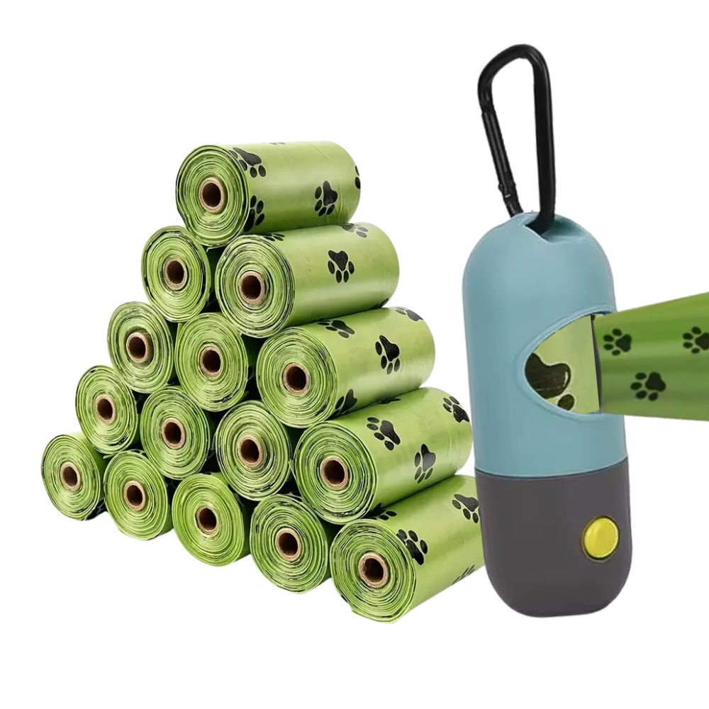 Leak-Proof Dog Poop Bags | Extra Thick, Easy Tear & Biodegradable Waste Bags