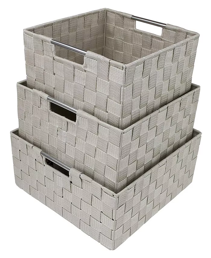 Sorbus Weave Basket， Set of 3