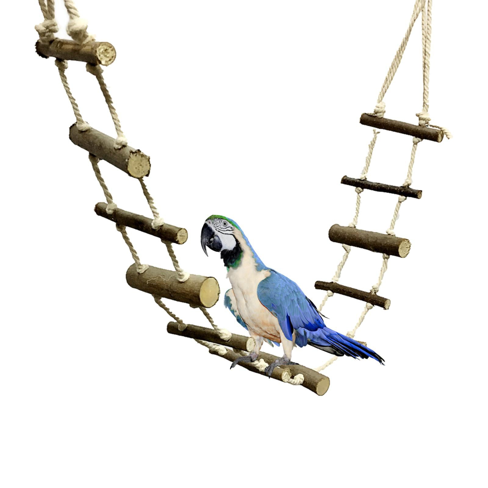 Flexible Parrot Hamster Climbing Ladder Chew Toy Cage Accessories Birds Hanging Bridge for Parrots Rodent Small Animals Guinea