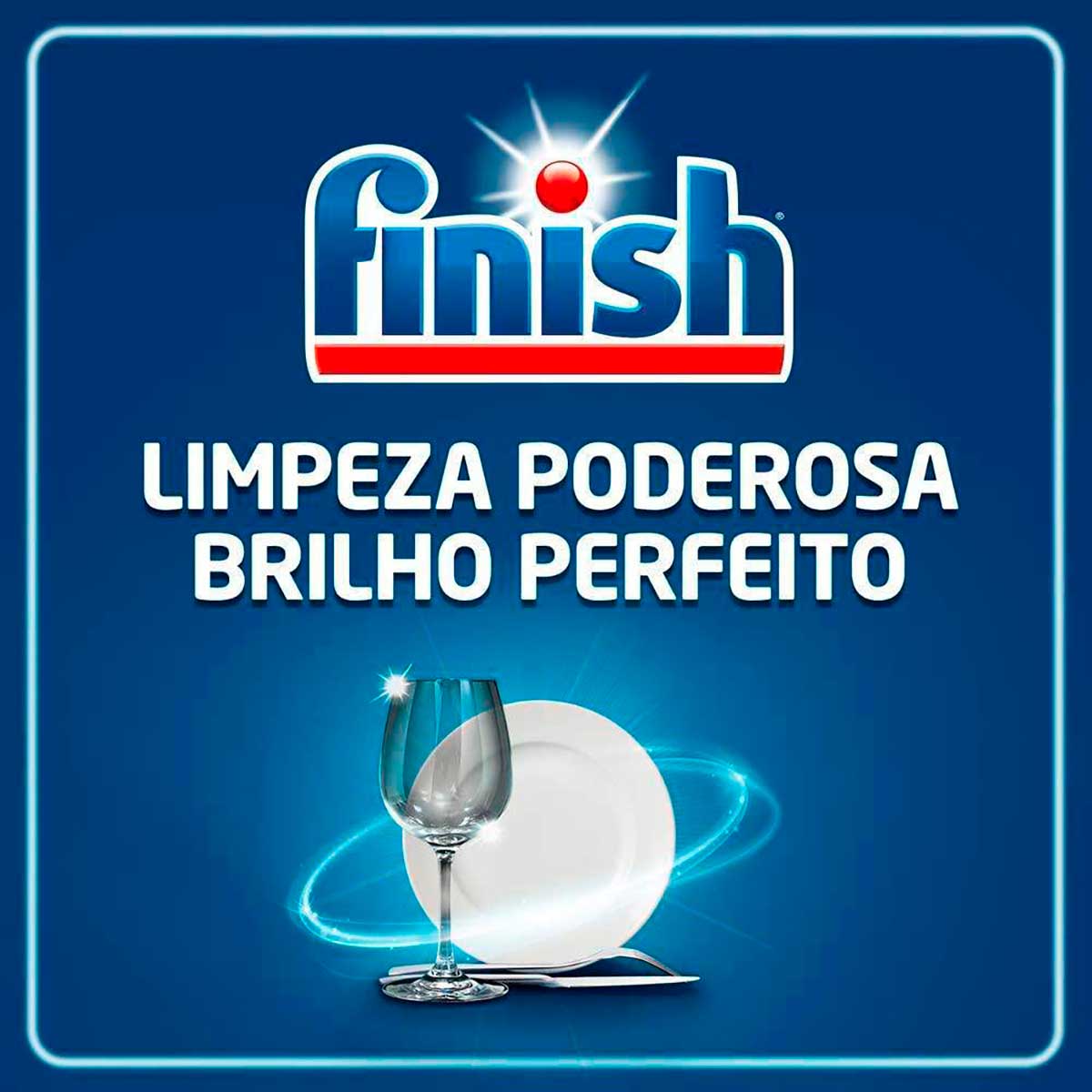 Detergente para Lava Loucas em tabletes Finish com 30 unidades