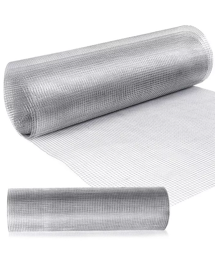 Costway 48'' x 50' 1 2inch Wire Fence Mesh Cage Roll Garden 19 Gauge