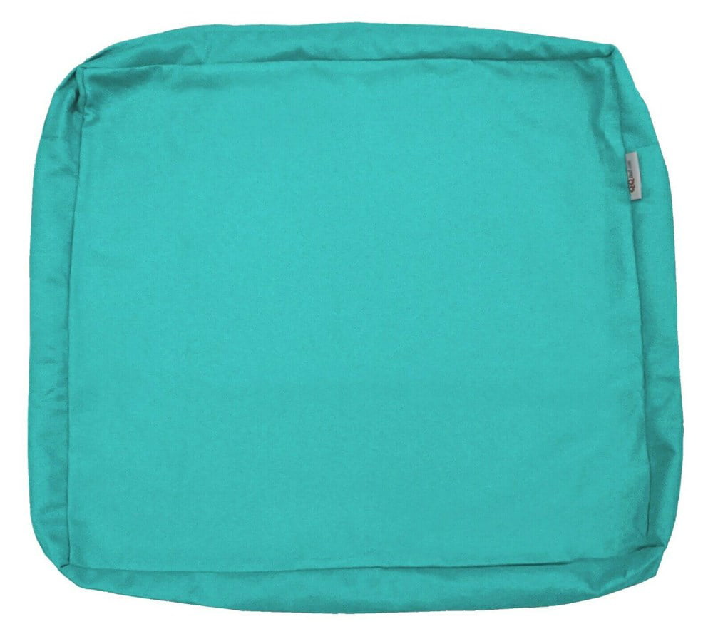 Multi Pack Outdoor Seat Chair Patio Cushion Pad Cover Duvet Case 22X24X4 Peacock Color