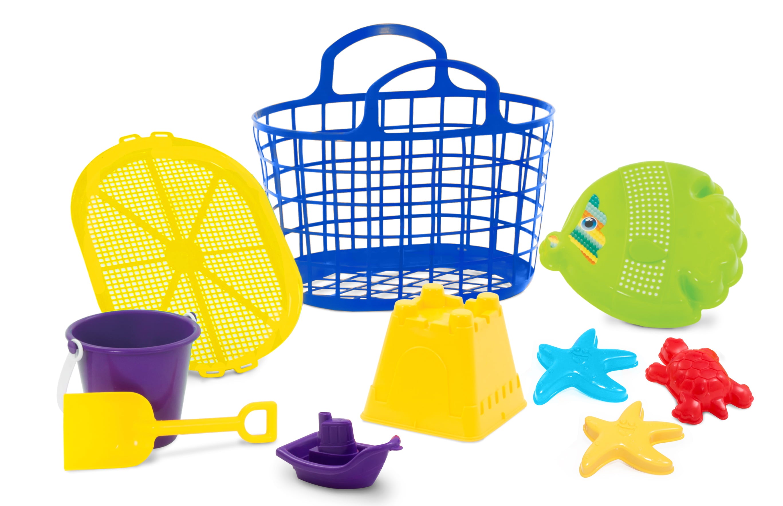 Play Day Beach Basket Set, 10 Pieces