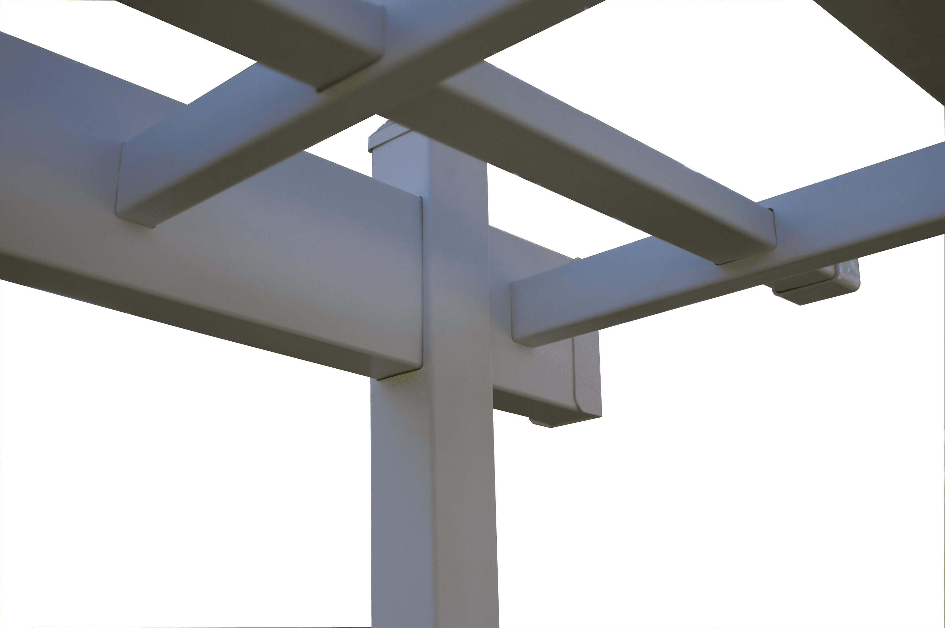 DuraTrel Maplehill Expandable 83" Tall White Vinyl Arbor