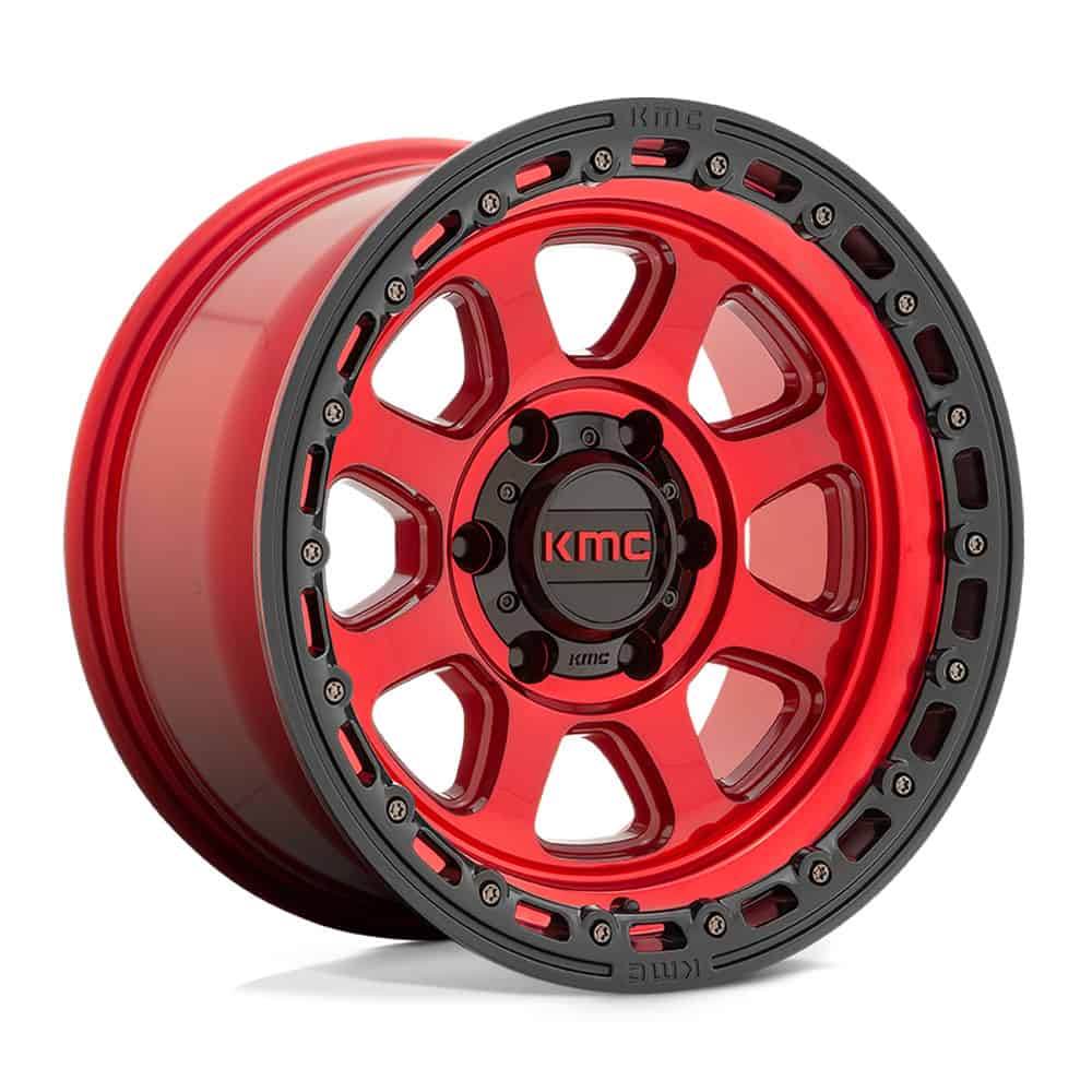 KMC Wheels KM548 20X9 6X5.5 C-RED BLK-LP 00MM