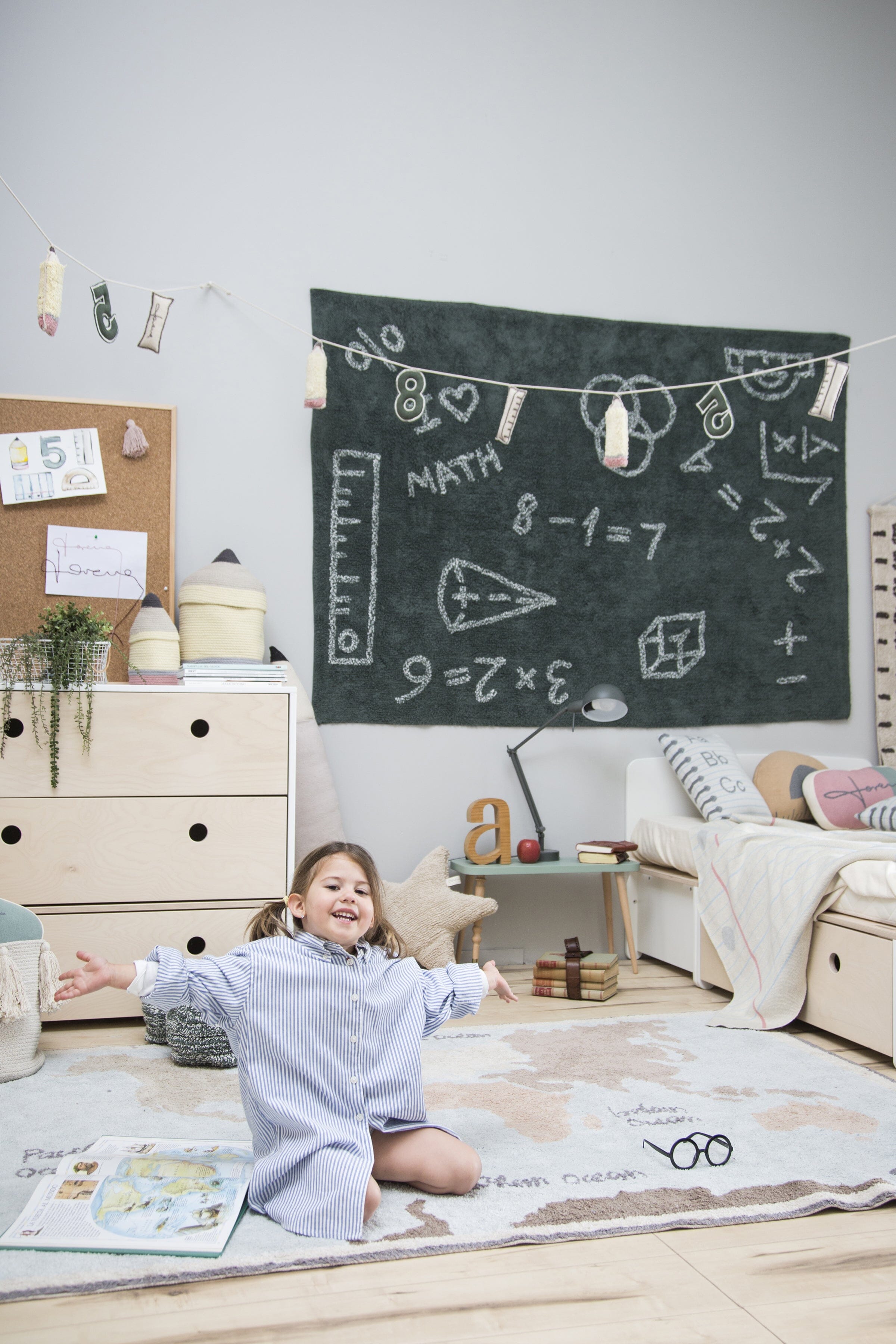 Lorena Canals Washable Rug - Vintage Map