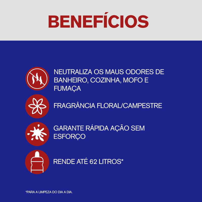 Limpador para Limpeza Pesada Campestre, Veja, 1L