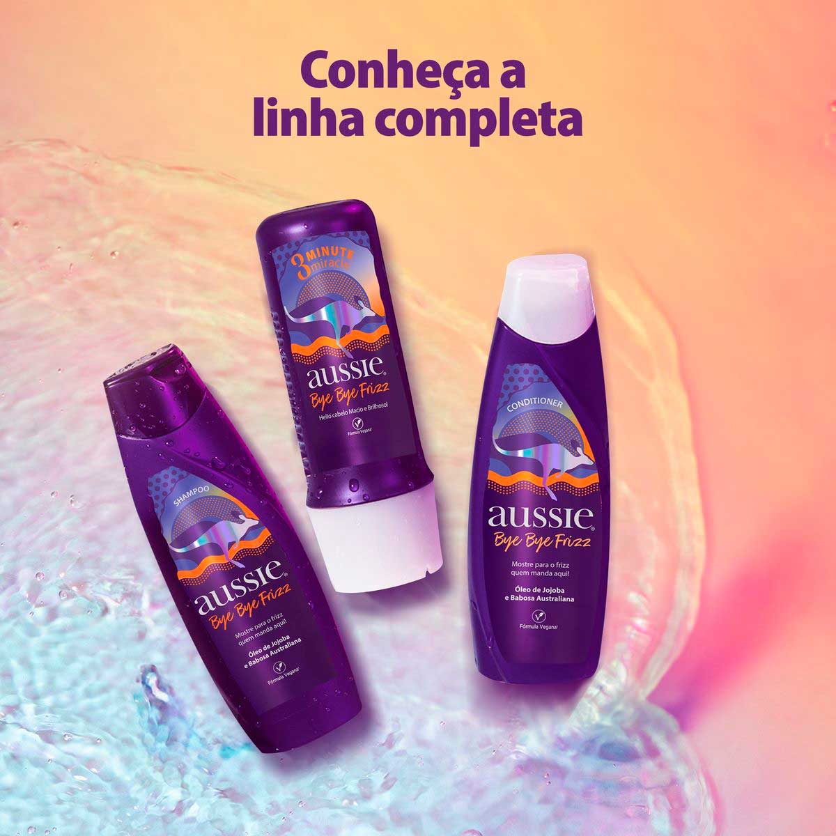 Kit Shampoo 360ml + Condicionador 180ml Aussie Bye Bye Frizz