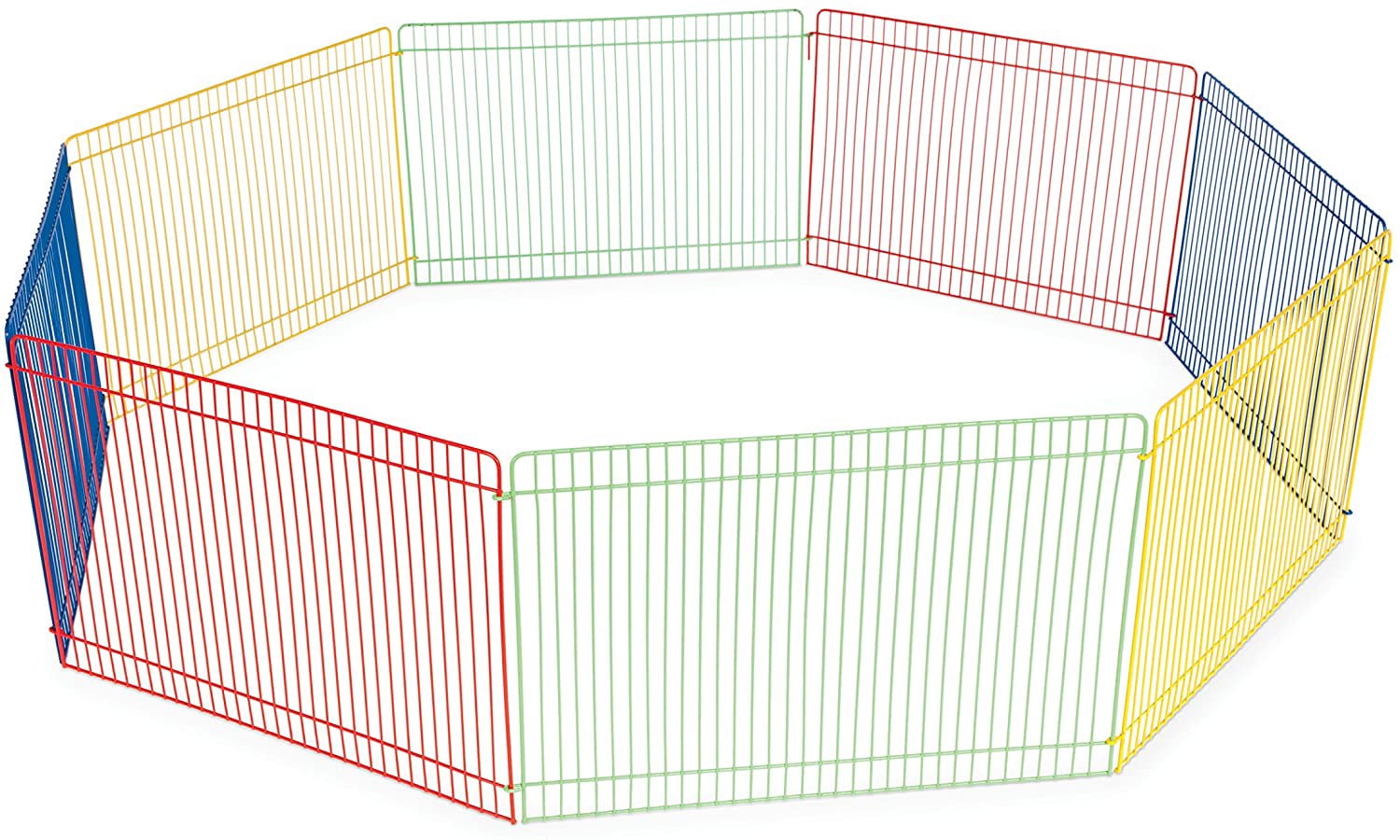 Prevue Pet Products Multi-Color 8-Panel Small Animal Pet Playpen