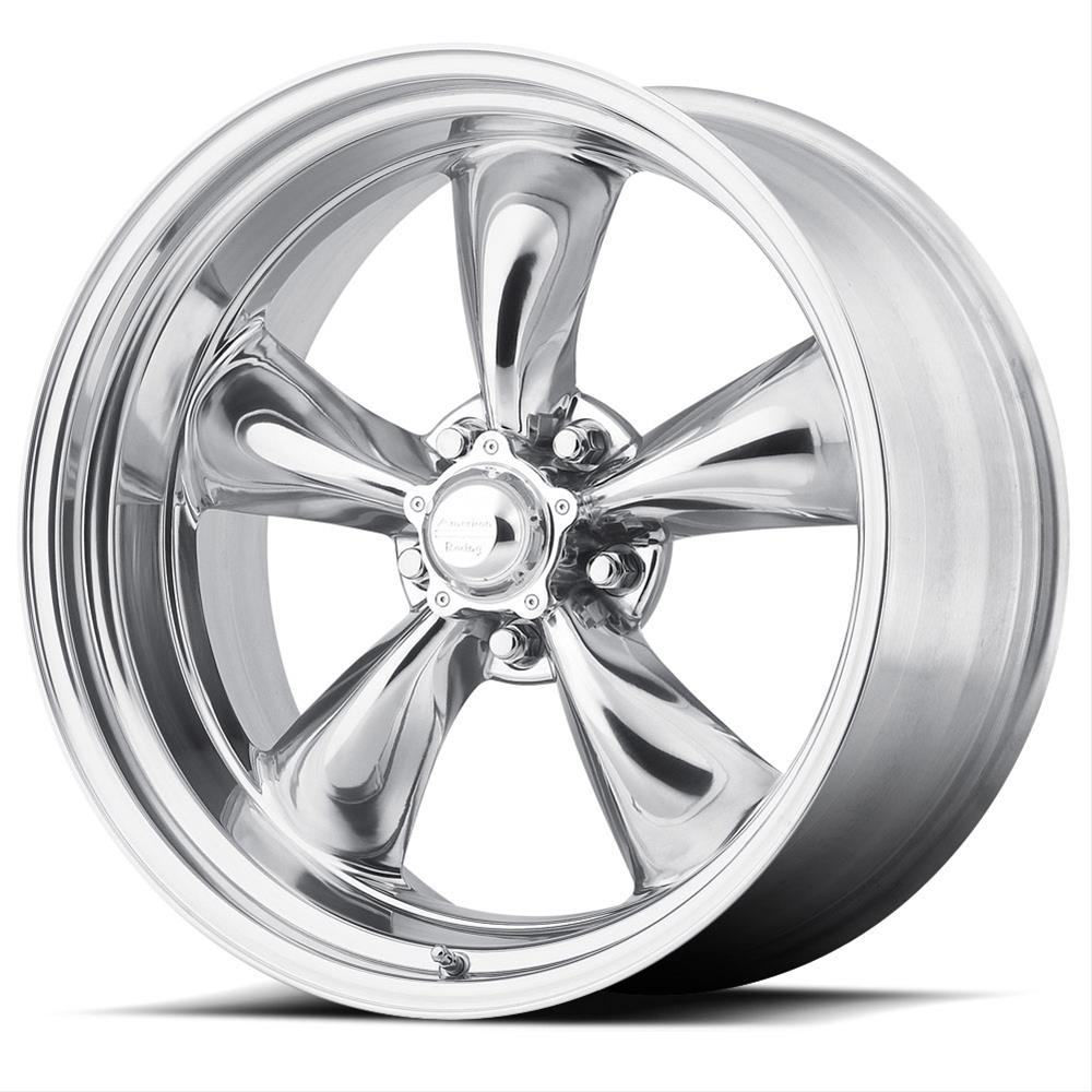 American Racing VN5152876 American Racing VN515 Polished Torq-Thrust II One-Piece Wheels