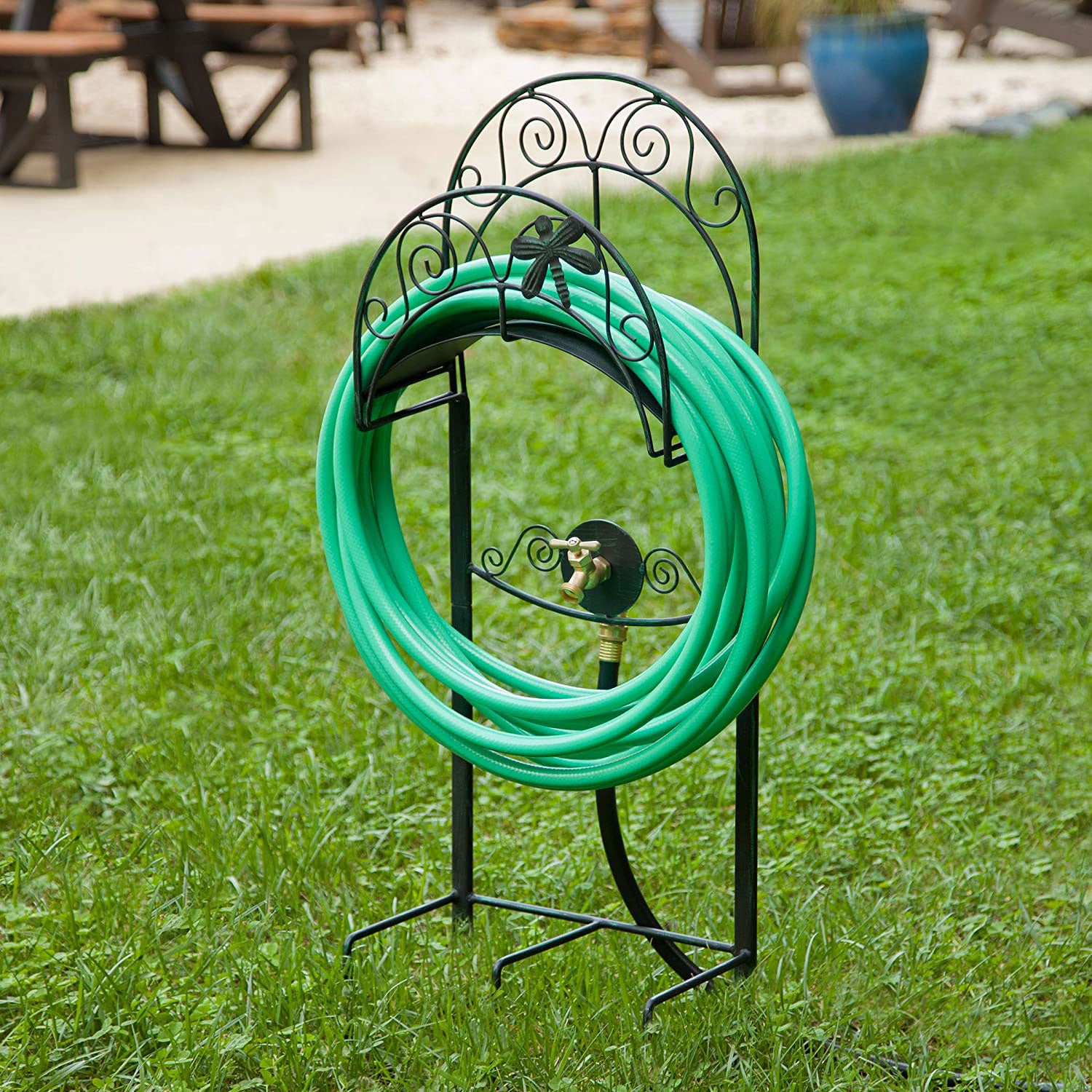 Liberty Garden 125' Dragonfly Hose Stand