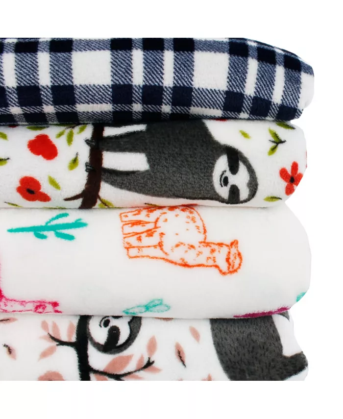 THRO Seth Sloth Printed Fleece Decorative 50