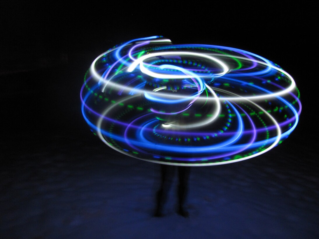 Eyes of the World LED Hoop