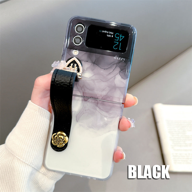 💥50% Off Latest Styles For 2023 Today Only💥Care Bear Is Suitable For Samsung ZFlip3/4 Wristband Phone Case