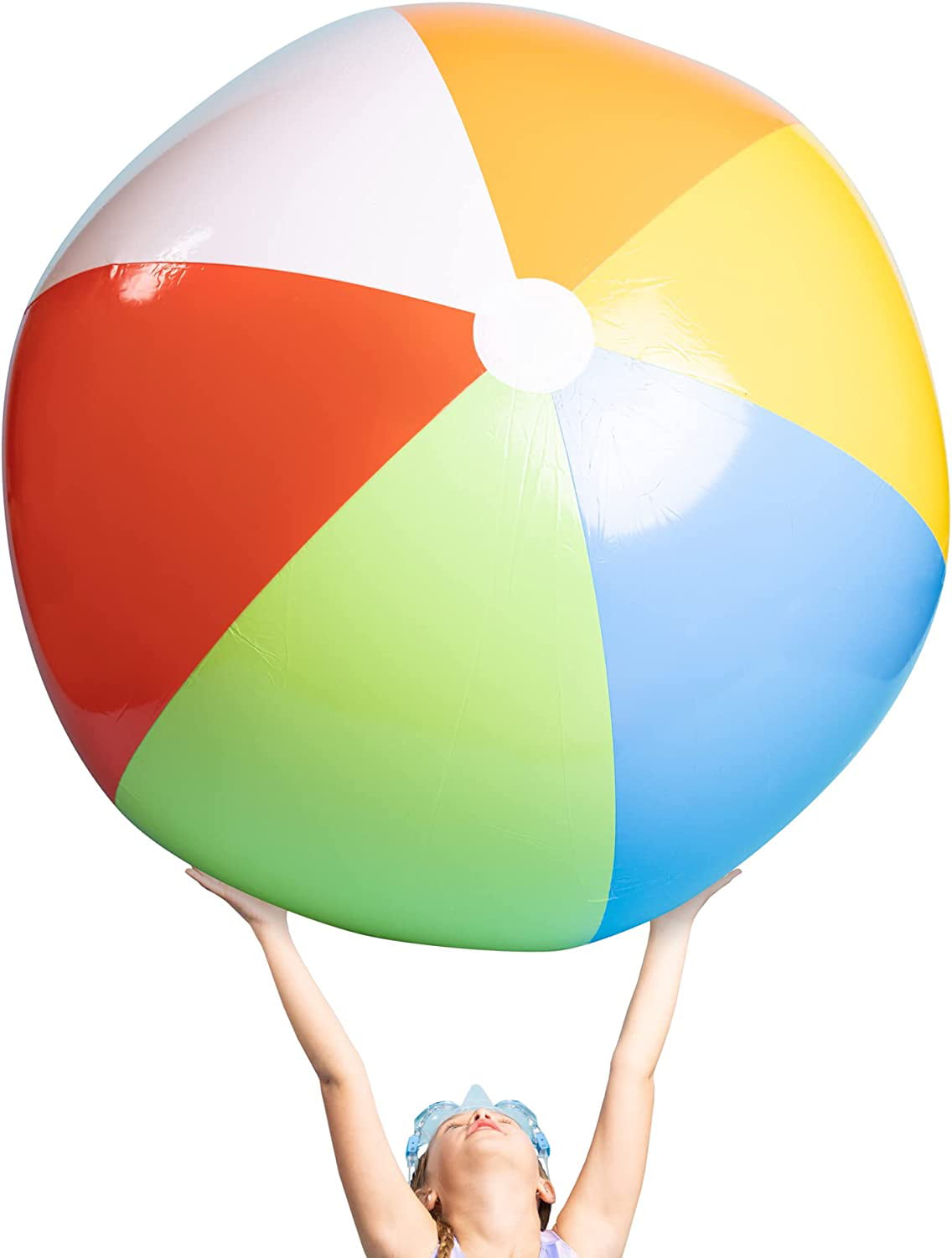Giant Inflatable Beach Balls 5 Feet Pool Ball， Beach Summer Parties， and Gifts | 60 inch