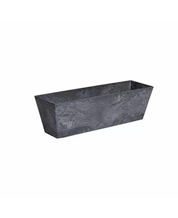 Novelty ArtStone Ella Flower Box， Black - 21.5 Inch
