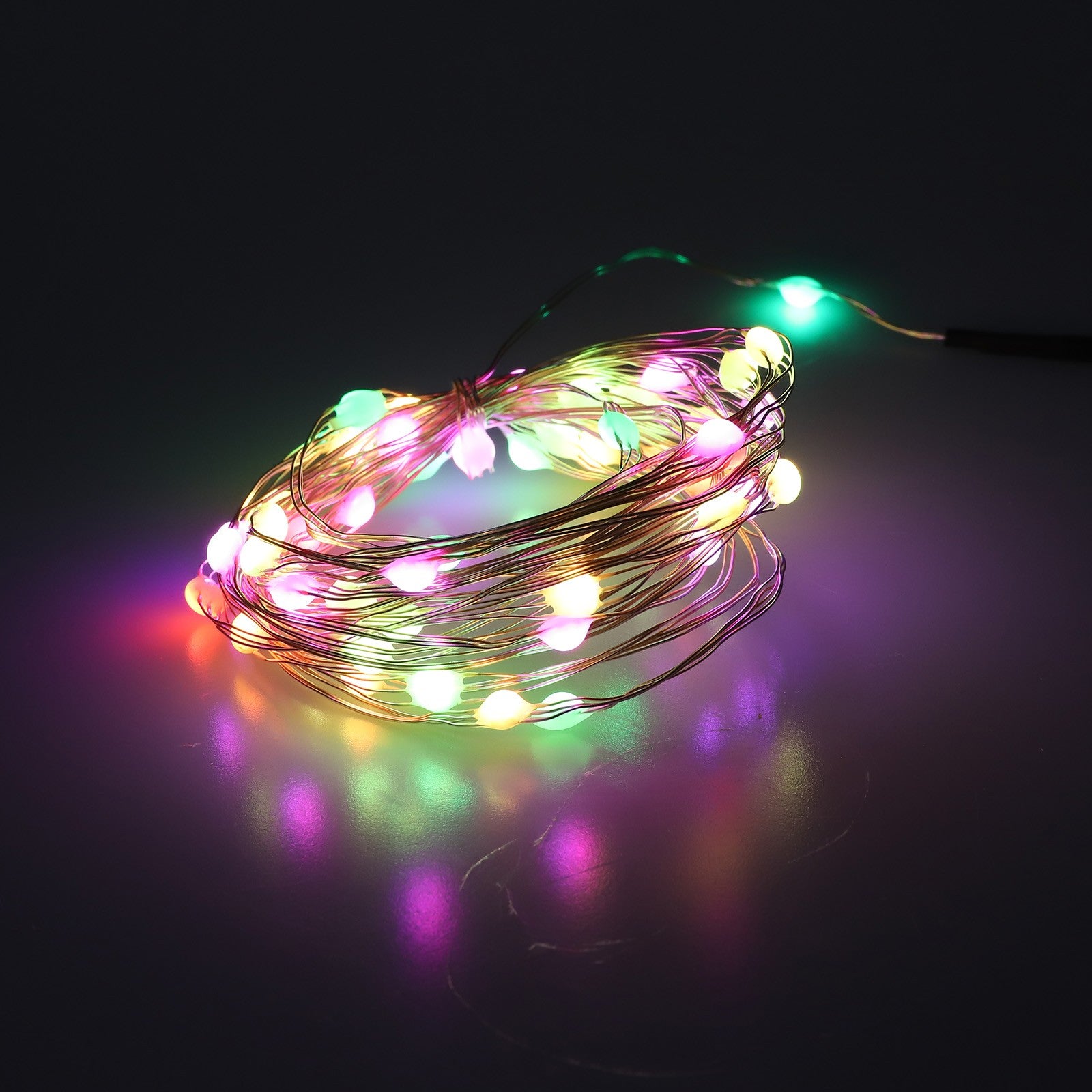 USB Dot Control Color Copper Wire Lamp String Bluetooth APP Remote Control LED Christmas Tree Lamp String RGBW Led lights for bedroom outdoor floor lamp pendant DIY Wedding Party Bedroom Terrace