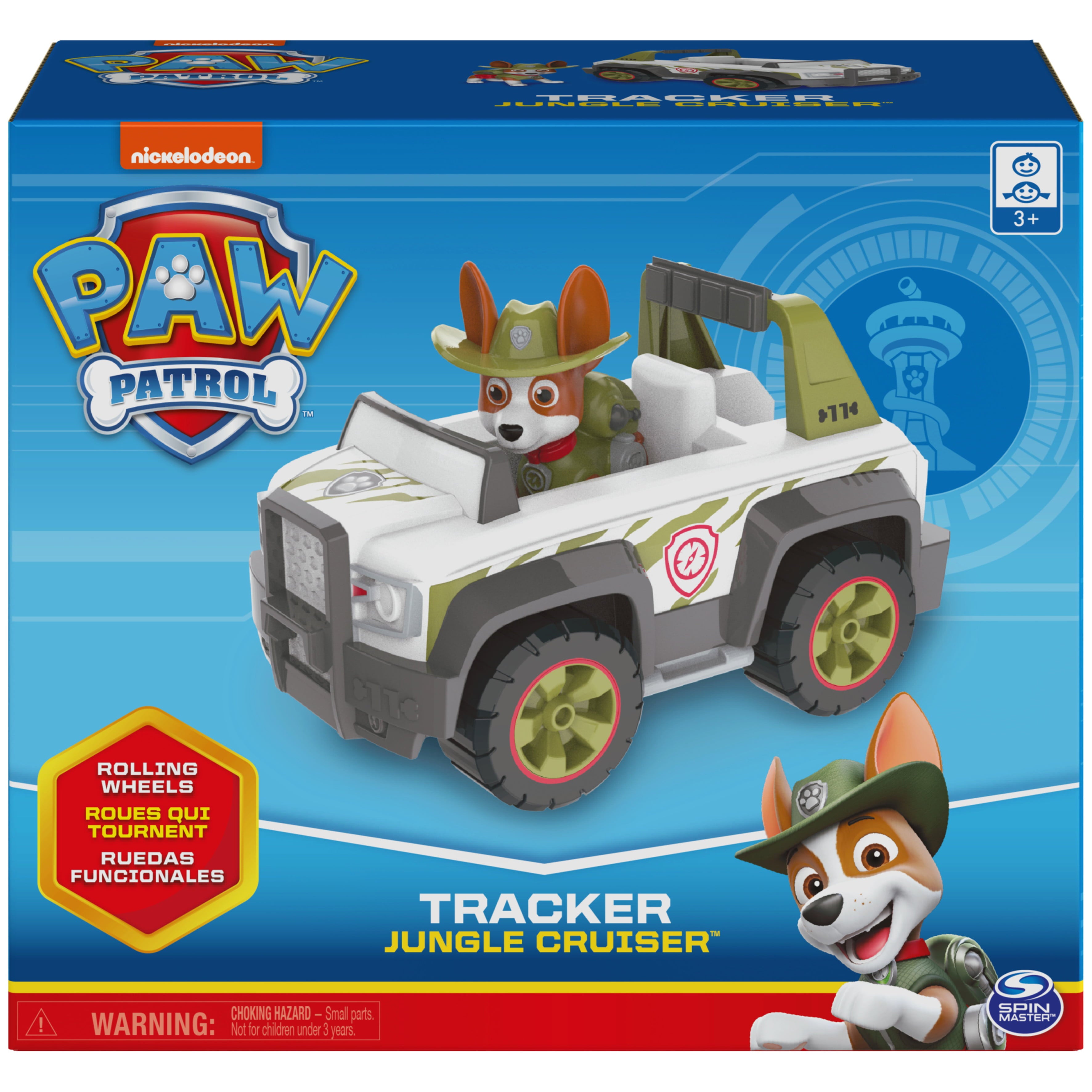 PAW Patrol， Tracker’s Jungle Cruiser Vehicle with Collectible Figure