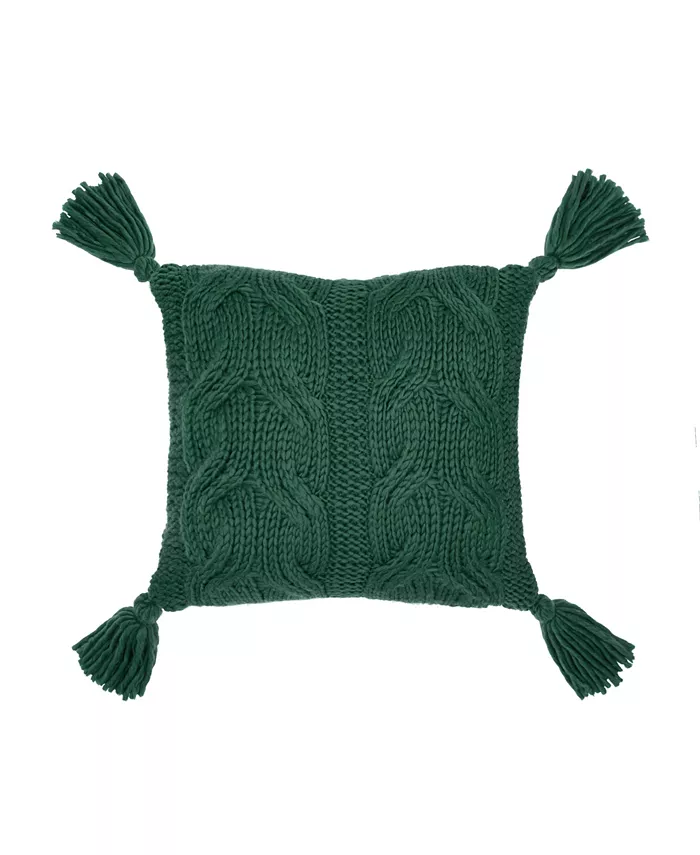 Patricia Nash Knit Tasseled Decorative Pillow， 20