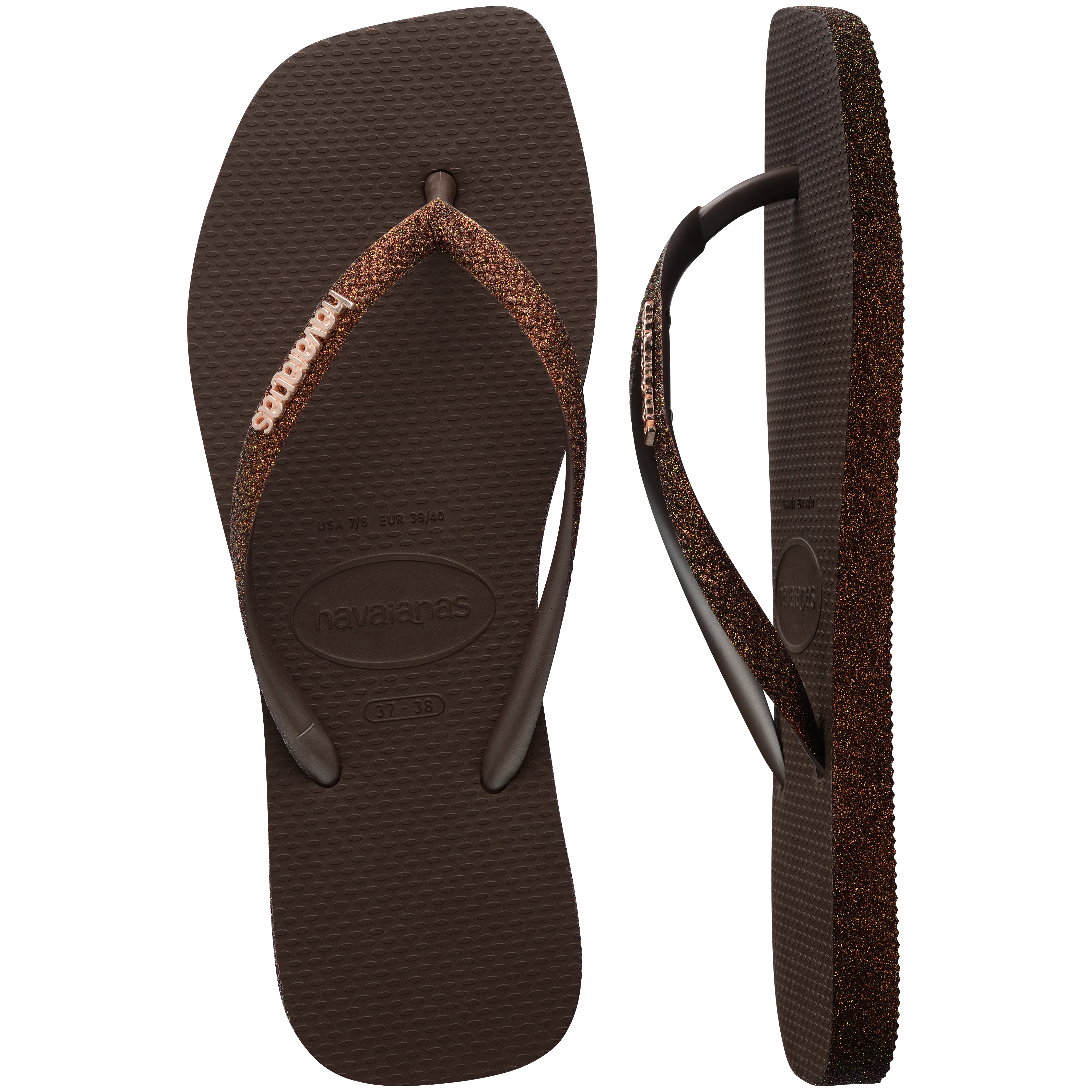 Chinelo Havaianas Slim Square Sparkle