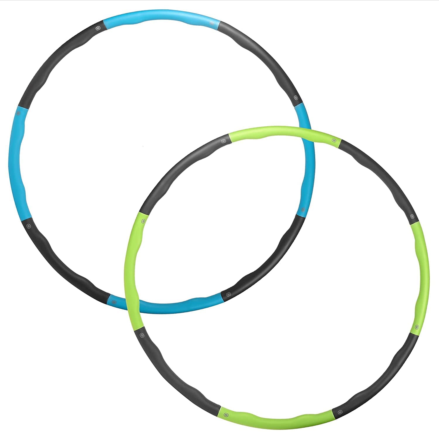 Impresa 2-Pack Weighted Hoola Hoops for Exercise