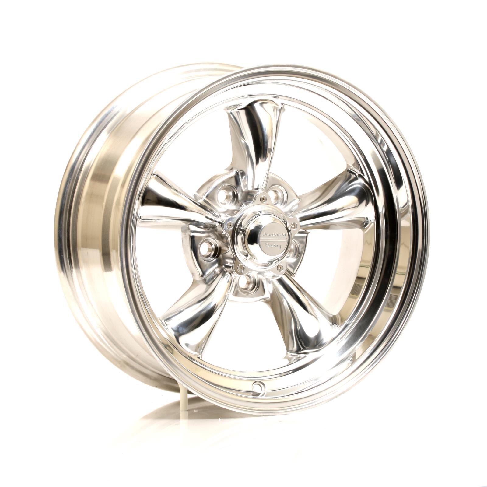 American Racing VN5156761 American Racing VN515 Polished Torq-Thrust II One-Piece Wheels