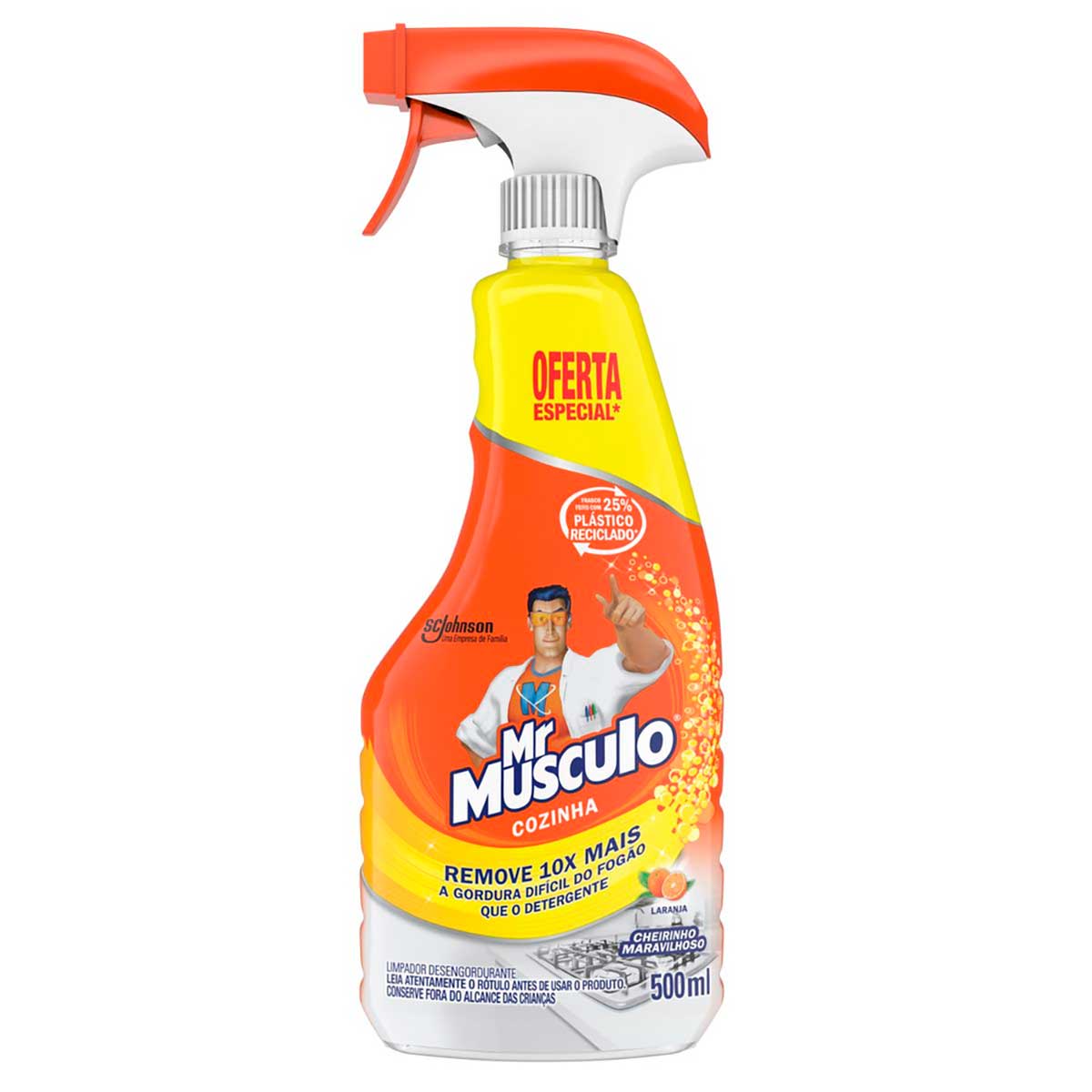Desengordurante Mr Musculo Cozinha Laranja 500 ml com 30% de Desconto