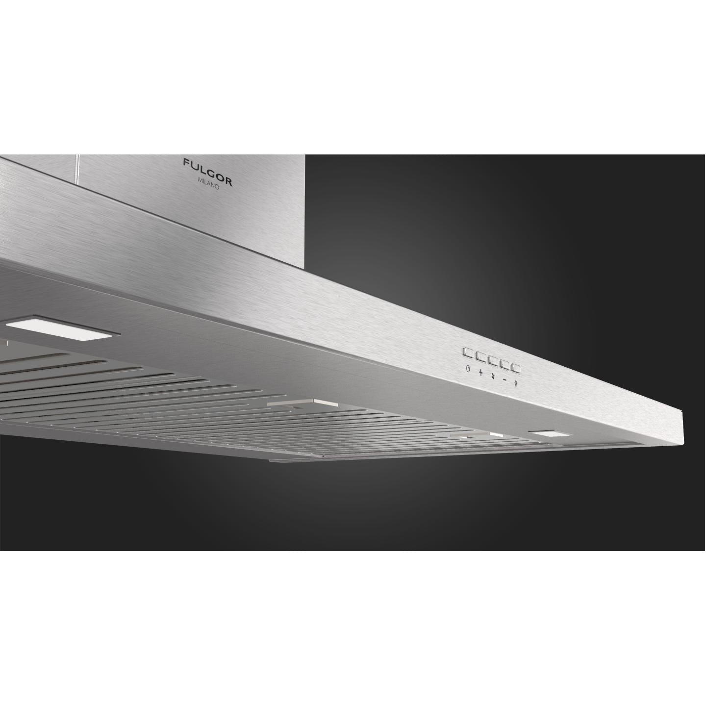 Fulgor Milano 36-inch Distinto Series Wall Mount Range Hood F4CW36S1