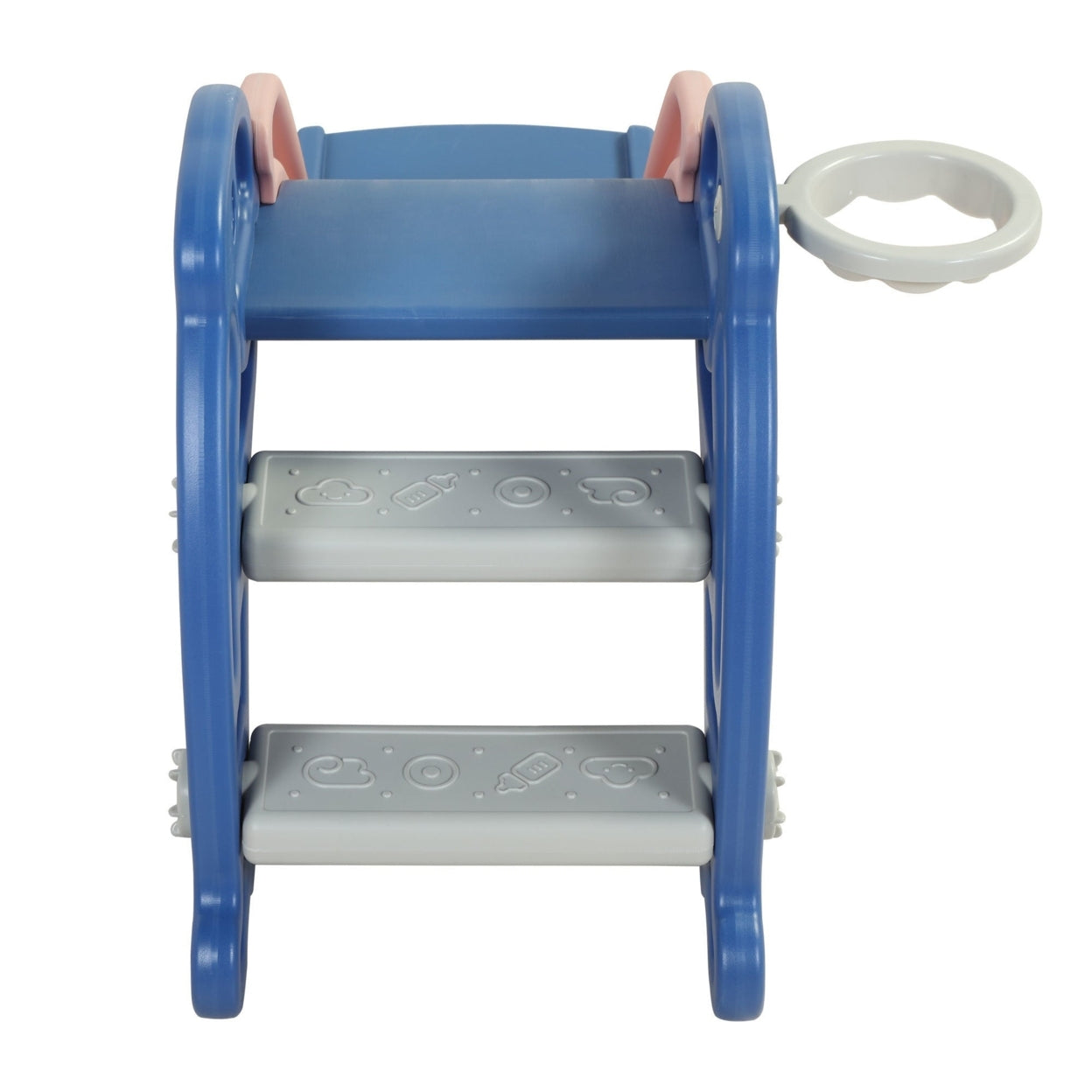 3 in 1 Kids Climber and Slide， Toddler Play Set with Basketball Hoop and Ball， Indoor Outdoor Freestanding Slide for