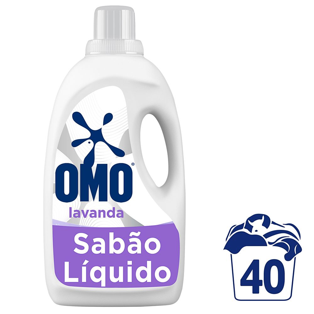Lava-Roupas Liquido Lavanda Omo Galao 3 L