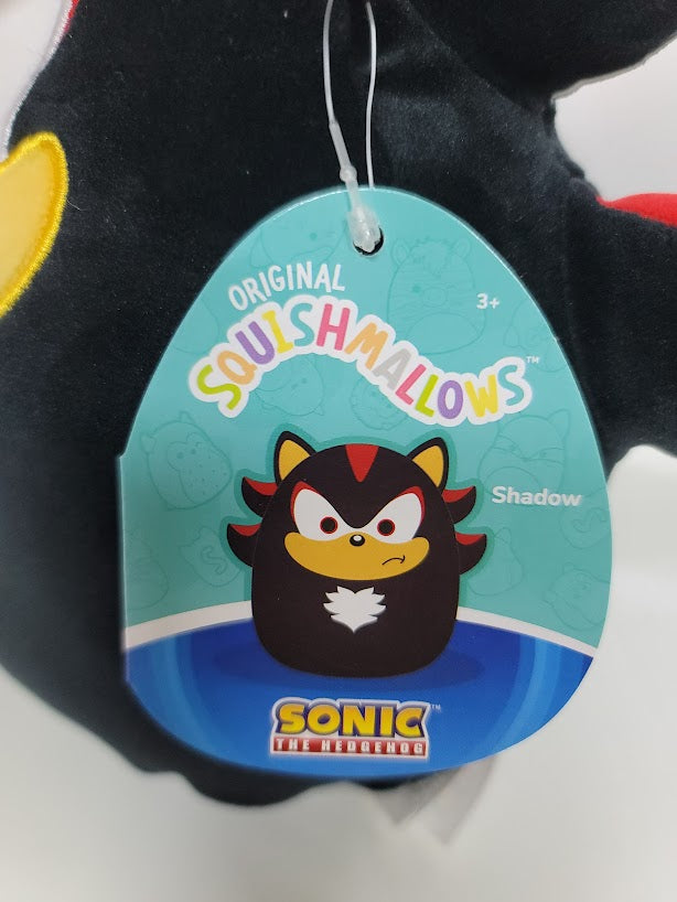 Squishmallows Official Kellytoys Plush 8 Inch Shadow the Hedge Hog Sonic Ultimate Soft Plush Stuffed Toy