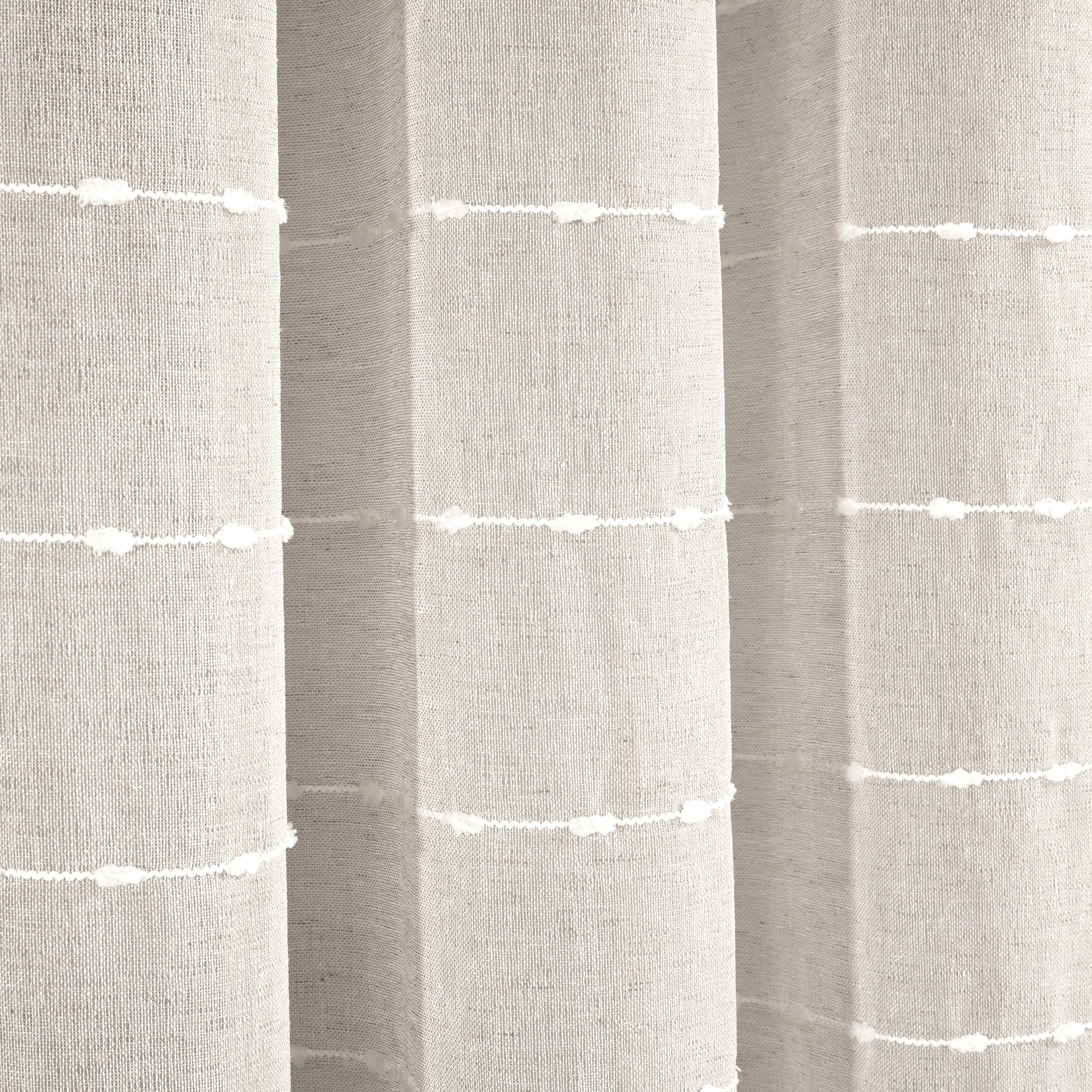 Farmhouse Textured Grommet Sheer Ultra Wide Window Curtain Panel